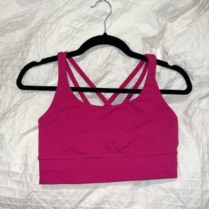 Lululemon Ripened Raspberry Long-Line Energy Bra